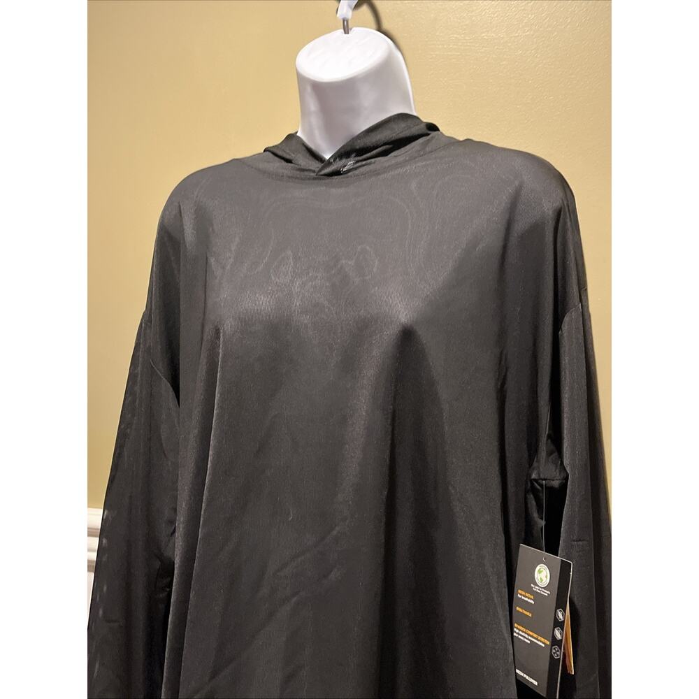 Avia Mesh Long Sleeve Black Pullover M 8‑10 Breathable Athletic Top NWT - Picture 4 of 6